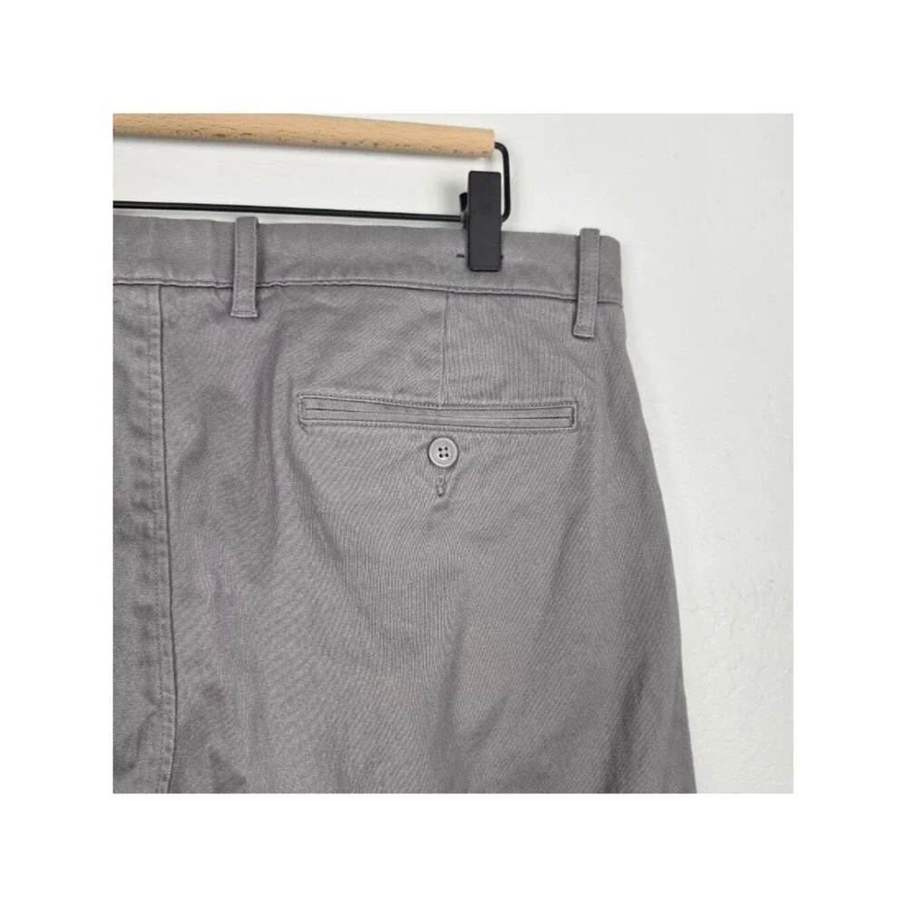 J. Crew Size 33x32 484 Slim Fit Stretch Chino Pant Gray